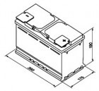 Автомобильный аккумулятор AUDI/Volkswagen 8K0915105F (110 А·ч) Б/У