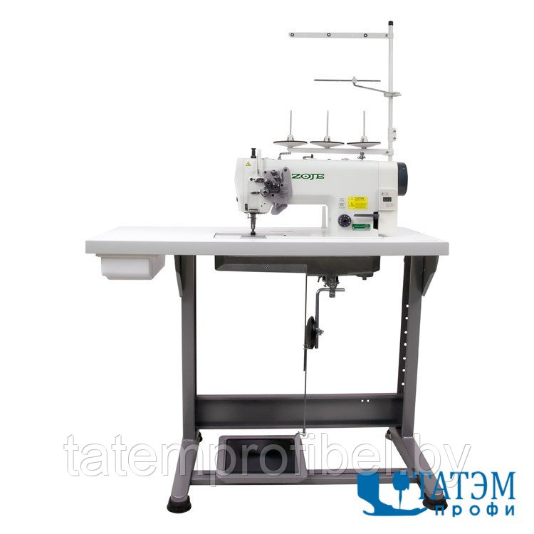 Двухигольная швейная машина челночного стежка ZOJE ZJ8750A-BD (комплект)