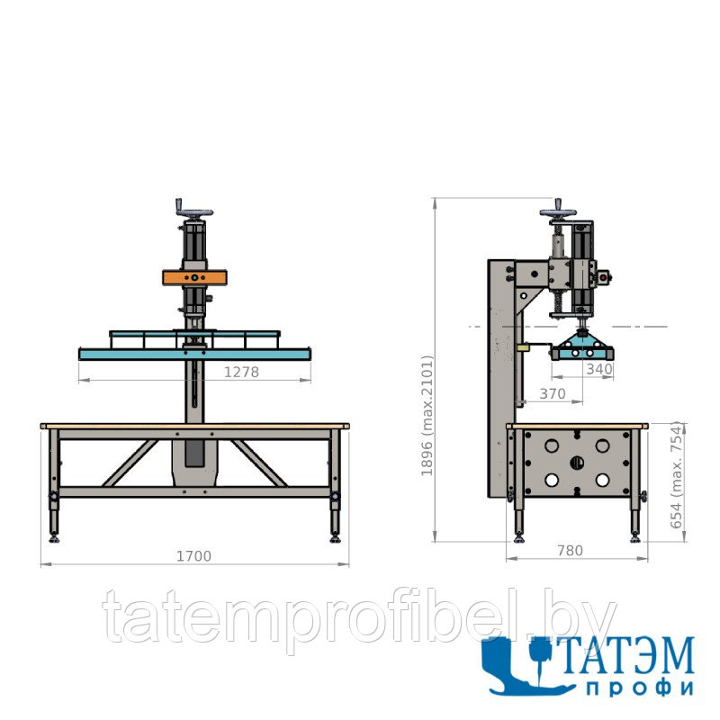 Пневматический пресс для обивки Rexel PDM-1 MINI (Польша) - фото 4 - id-p222376627