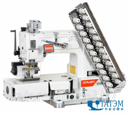 Промышленная швейная машина Siruba VC008-12050P/VUT (комплект) - фото 1 - id-p222376099