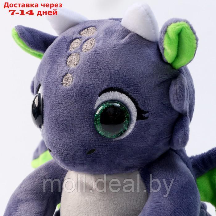 Pomposhki Мягкая игрушка Дракон большой фиолетовый - фото 2 - id-p222364683