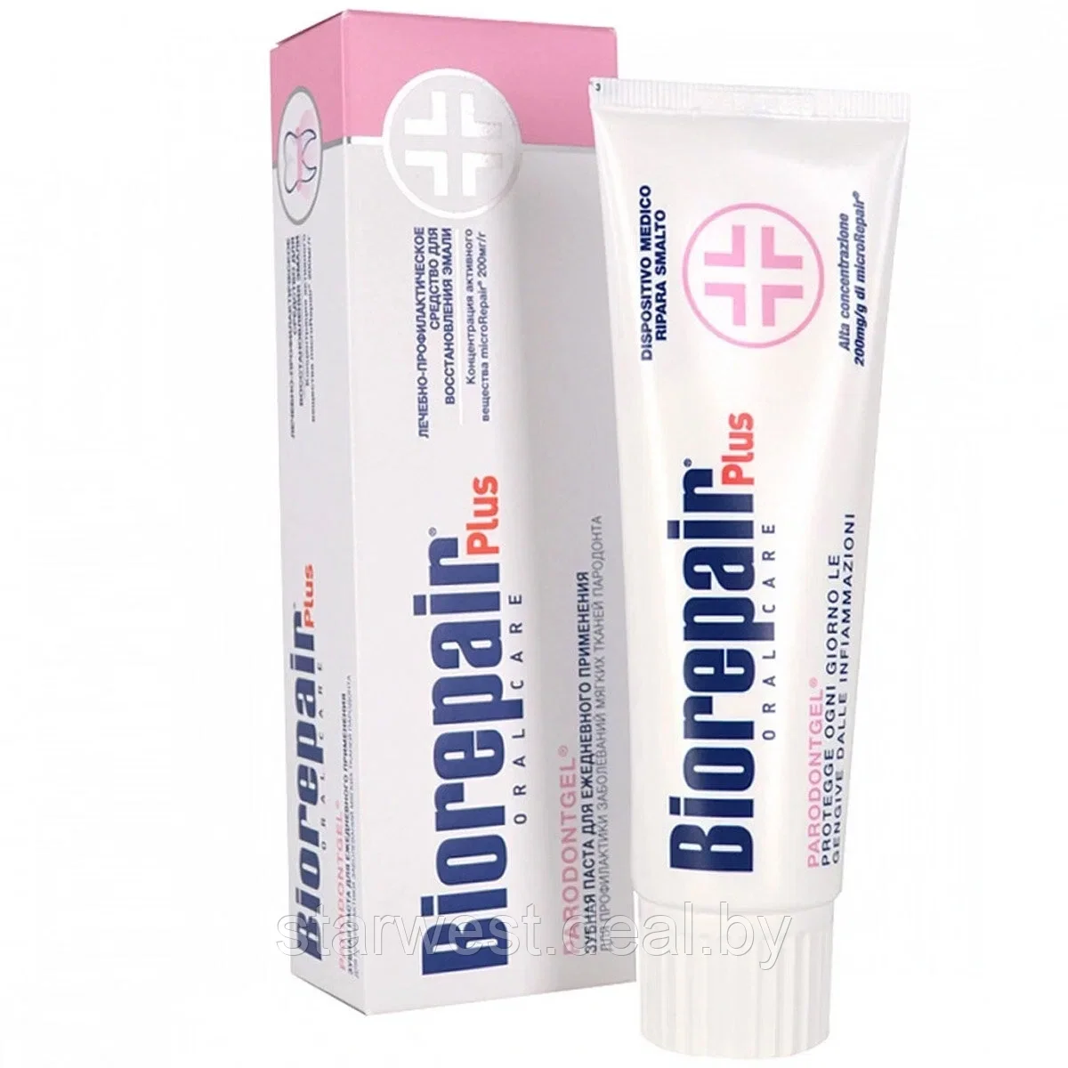 Biorepair Plus Paradontgel Для воспаленных десен 75 мл Зубная паста для ежедневного применения - фото 2 - id-p222382608