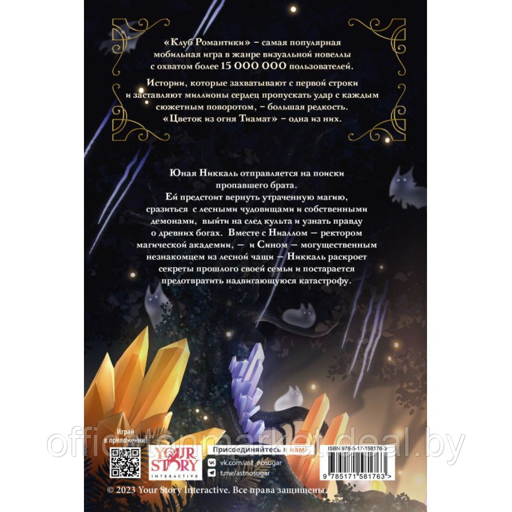Книга "Клуб Романтики. Цветок из огня Тиамат", Урса Рысина - фото 2 - id-p220465116