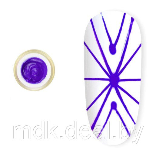 Гель-паутинка 06 (фиолетовый) Canni 8 ml (с) - фото 1 - id-p98057636