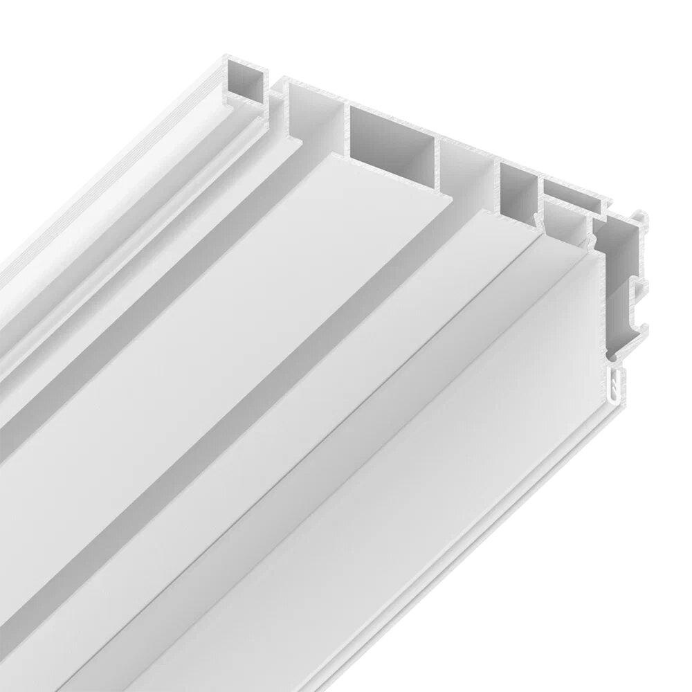 SLOTT PARSEK 2.0 Карниз для штор с рассеивателем, белый, 3м - фото 1 - id-p173421794