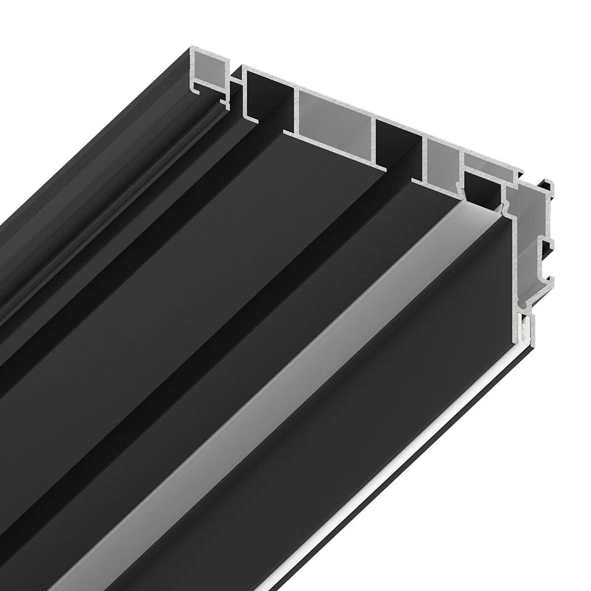 SLOTT PARSEK 2.0 Карниз для штор с рассеивателем , черный, 3м - фото 1 - id-p173421970
