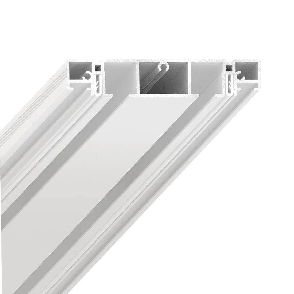 Карнизный профиль для натяжного потолка SLIM ROAD 02 2м белый - фото 1 - id-p211799559