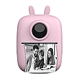 Детский фотопринтер Bluetooth, D7, розовый, фото 2