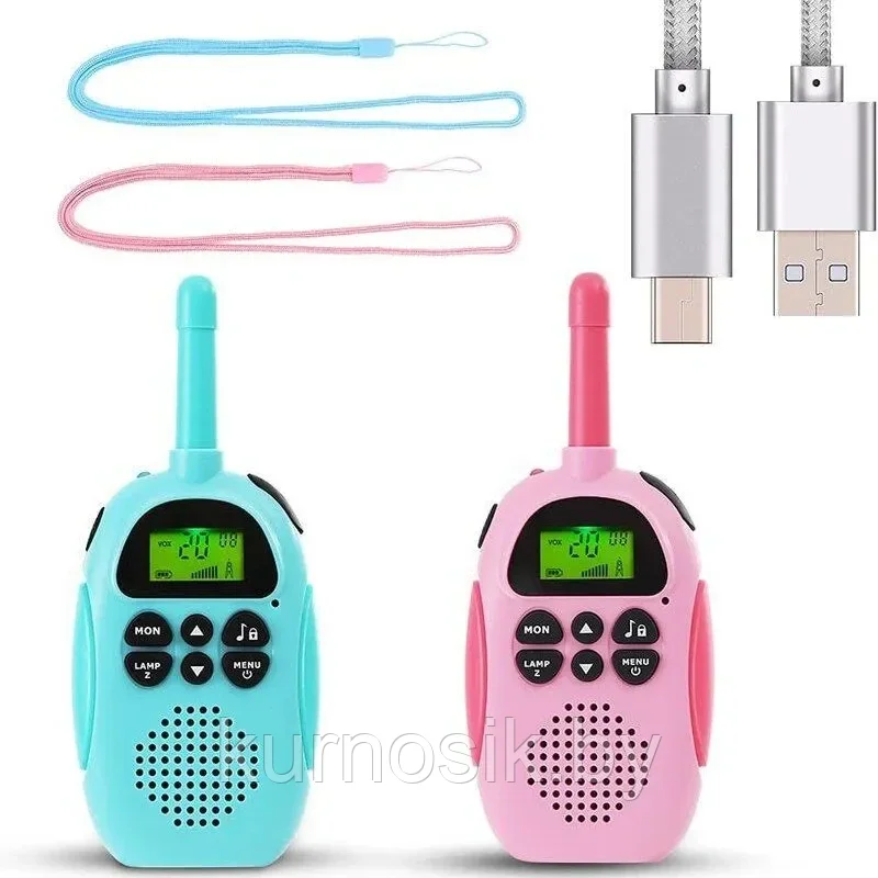 Детские рации Kids walkie talkie, 2 штуки - фото 7 - id-p222388538