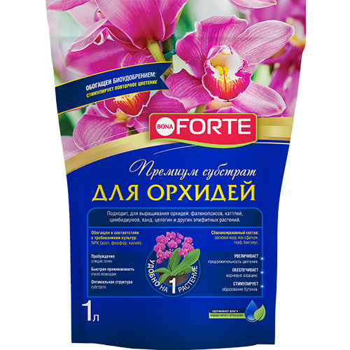 Субстрат для орхидей 1л Bona Forte (Бона Форте) - фото 1 - id-p213102396