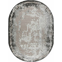 Ковёр овальный Rimma Lux 36897J, размер 160x300 см, цвет l.grey/grey