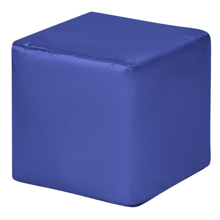 Пуфик «Куб», оксфорд, цвет синий - фото 1 - id-p222393244