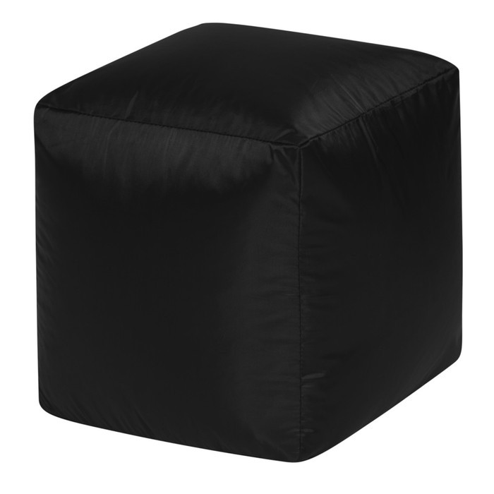 Пуфик «Куб», оксфорд, цвет чёрный - фото 1 - id-p222393246