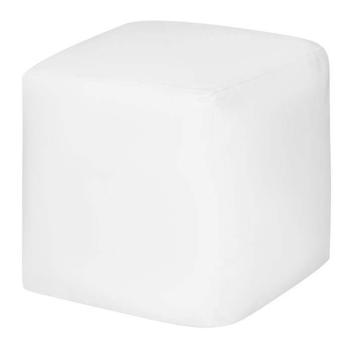 Пуфик «Куб», оксфорд, цвет белый - фото 1 - id-p222393247