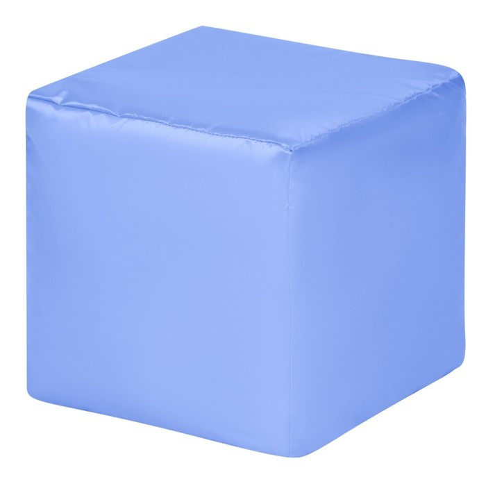 Пуфик «Куб», оксфорд, цвет голубой - фото 1 - id-p222393248