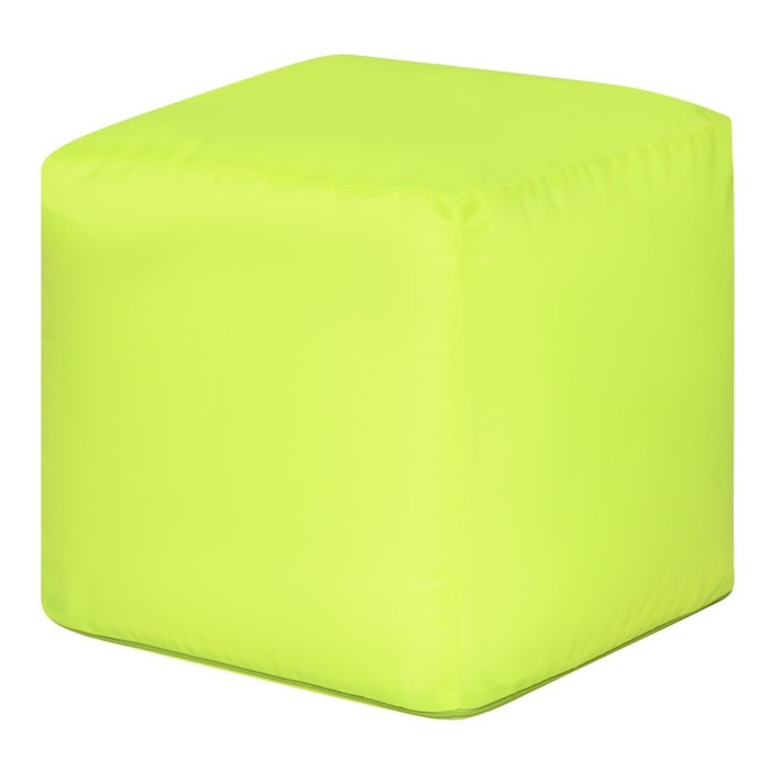 Пуфик «Куб», оксфорд, цвет лайм - фото 1 - id-p222393251