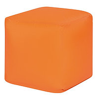 Пуфик «Куб», оксфорд, цвет оранжевый