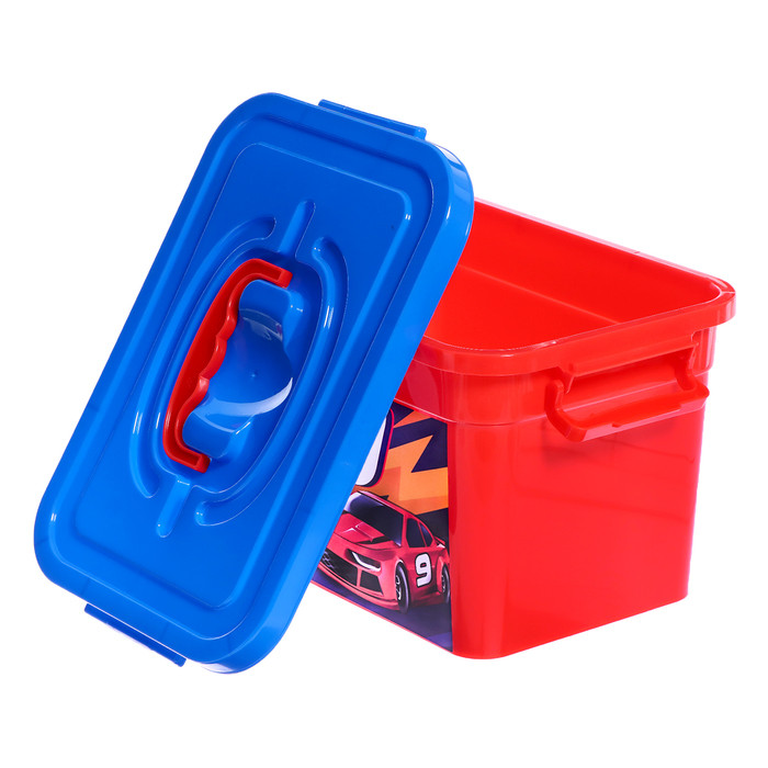 Ящик для хранения игрушек «Крутые тачки», 6,5 л - фото 4 - id-p222392552