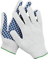114001_z01 DEXX с ПВХ покрытием (облив ладони), х/б 7 класс, перчатки рабочие