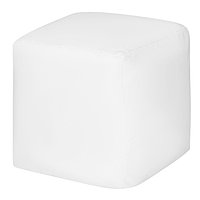 Пуфик «Куб», оксфорд, цвет белый