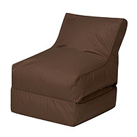 Кресло-лежак, раскладной, цвет коричневый