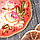 Поднос жостовский персиковый авторская роспись, D - 17 см, фото 2