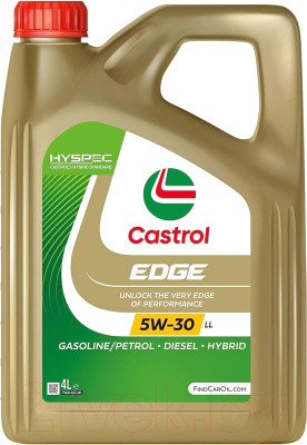 Моторное масло Castrol Edge 5W30 LL / 15669A - фото 1 - id-p218314050