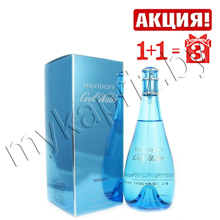 Женская туалетная вода Davidoff Cool Water Woman edt 100ml - фото 1 - id-p68920884