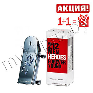 Мужская туалетная вода Carolina Herrera 212 Men Heroes Forever Young edt 90ml