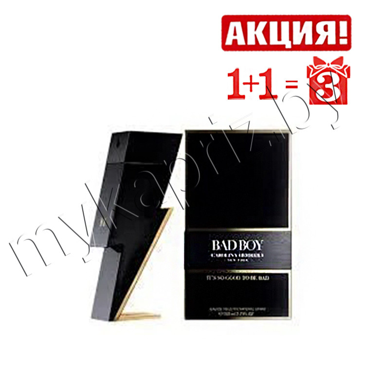 Мужская туалетная вода Carolina Herrera Bad Boy 100 ml - фото 1 - id-p109495559