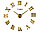 Часы настенные «Сделай сам» римские цифры, золото, от 80 до 120 см., фото 6