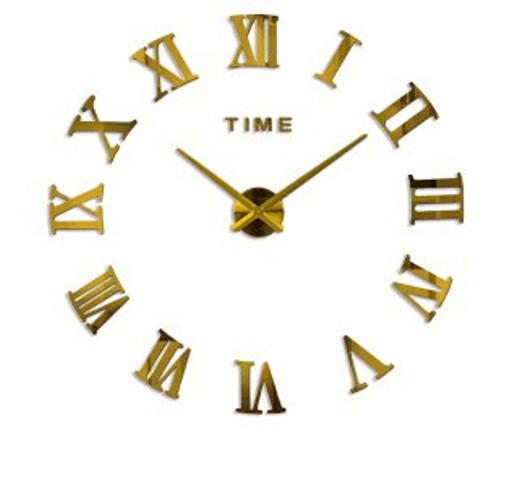 Часы настенные «Сделай сам» римские цифры, золото, от 80 до 120 см. - фото 6 - id-p162483851