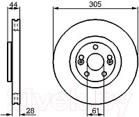 Тормозной диск Bosch 0986479109