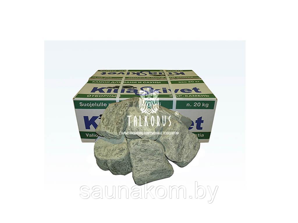 Камень "Талькомагнезит" галтованный, фракция 50-90 мм, коробка 20 кг - фото 1 - id-p222407695