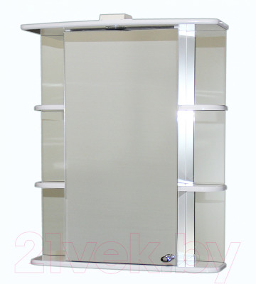 Шкаф с зеркалом для ванной СанитаМебель Камелия-10.65 Д2 - фото 1 - id-p222408246