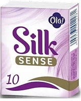 Ola! Silk Sense Бумажные носовые платочки Compact уп.10