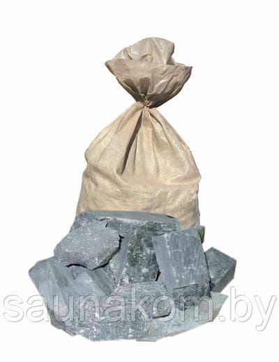 Камень "Талькомагнезит" колотый, фракция 120-210 мм, мешок 40 кг