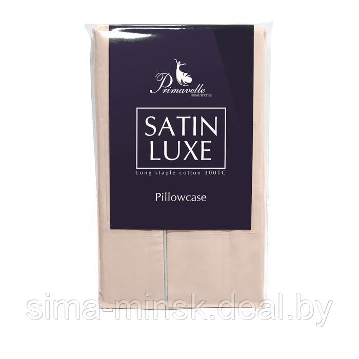 Наволочка Satin Luxe, размер 52х74 см, цвет чайная роза - фото 3 - id-p222414048