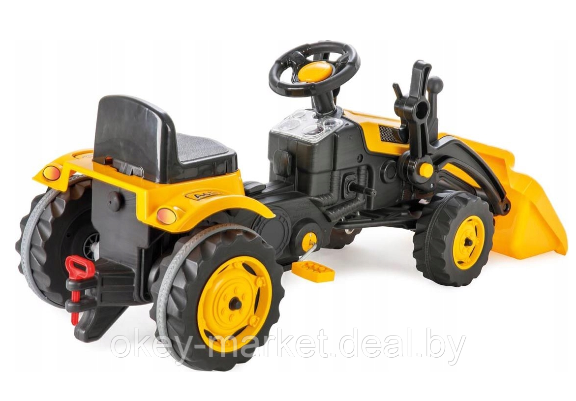 Детский трактор-бульдозер на педалях с ковшом Pilsan 07315 - фото 8 - id-p133854422