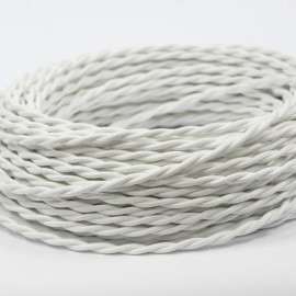 Ретро провод витой КОМП+КОМП Белый ОТМ-Групп (50м)