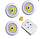 Набор портативных светодиодных светильников с пультом ДУ LED Light with Remote Control (3 шт.), фото 3