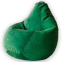 Кресло-мешок «Груша», микровельвет, размер L, цвет зеленый