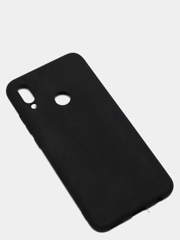 Чехол-накладка Huawei P smart 2019 (силикон) черный POT-LX1 - фото 3 - id-p91276379