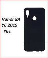 Чехол-накладка Huawei Honor Y6 2019 / MRD-LX1F (силикон) черный