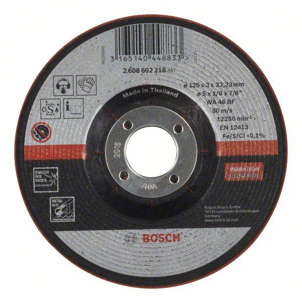 Полугибкий обдирочный круг Bosch WA 46 BF, 125 mm, 3,0 mm (2608602218) - фото 1 - id-p222418939