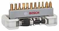 Набор бит для шуруповерта 11 шт, вкл держатель для бит Bosch PH2; PZ2; T10; T15; T20; T25; S0,6x4,5; S0,8x5,5;