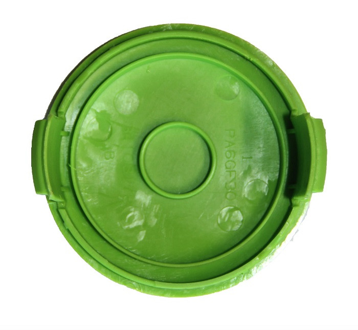 Крышка головки триммера пластиковая зеленая для триммера Greenworks 220V 500Вт - фото 1 - id-p222420441