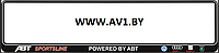Рамка номера AUDI ABT SPORTSLINE POWERED BY ABT / Ауди ABT Спортлайн (Black)