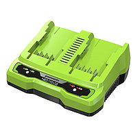 Быстрое зарядное устройство на 2 аккумулятора Greenworks 40В G40UC8 2938807