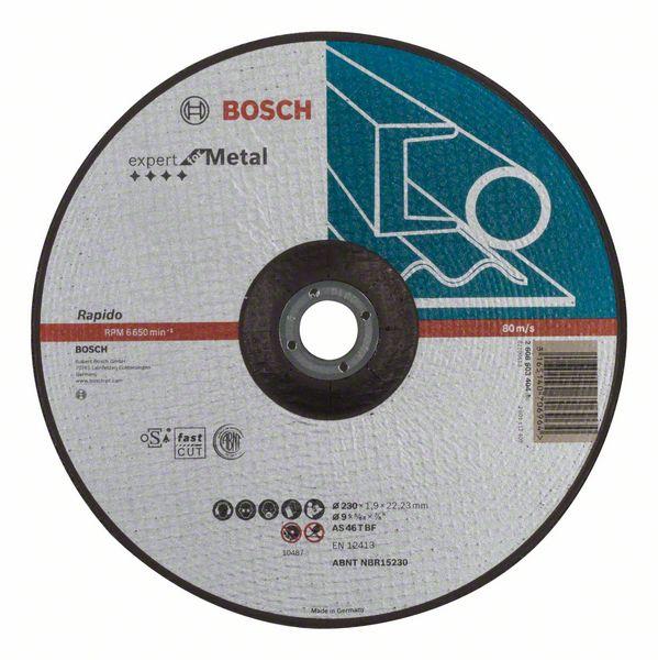Отрезной круг, выпуклый, Expert for Metal, Rapido Bosch AS 46 T BF, 230 mm, 1,9 mm (2608603404) - фото 1 - id-p222419269